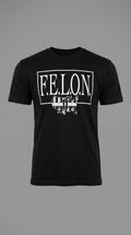 F.E.L.O.N logo BLK T