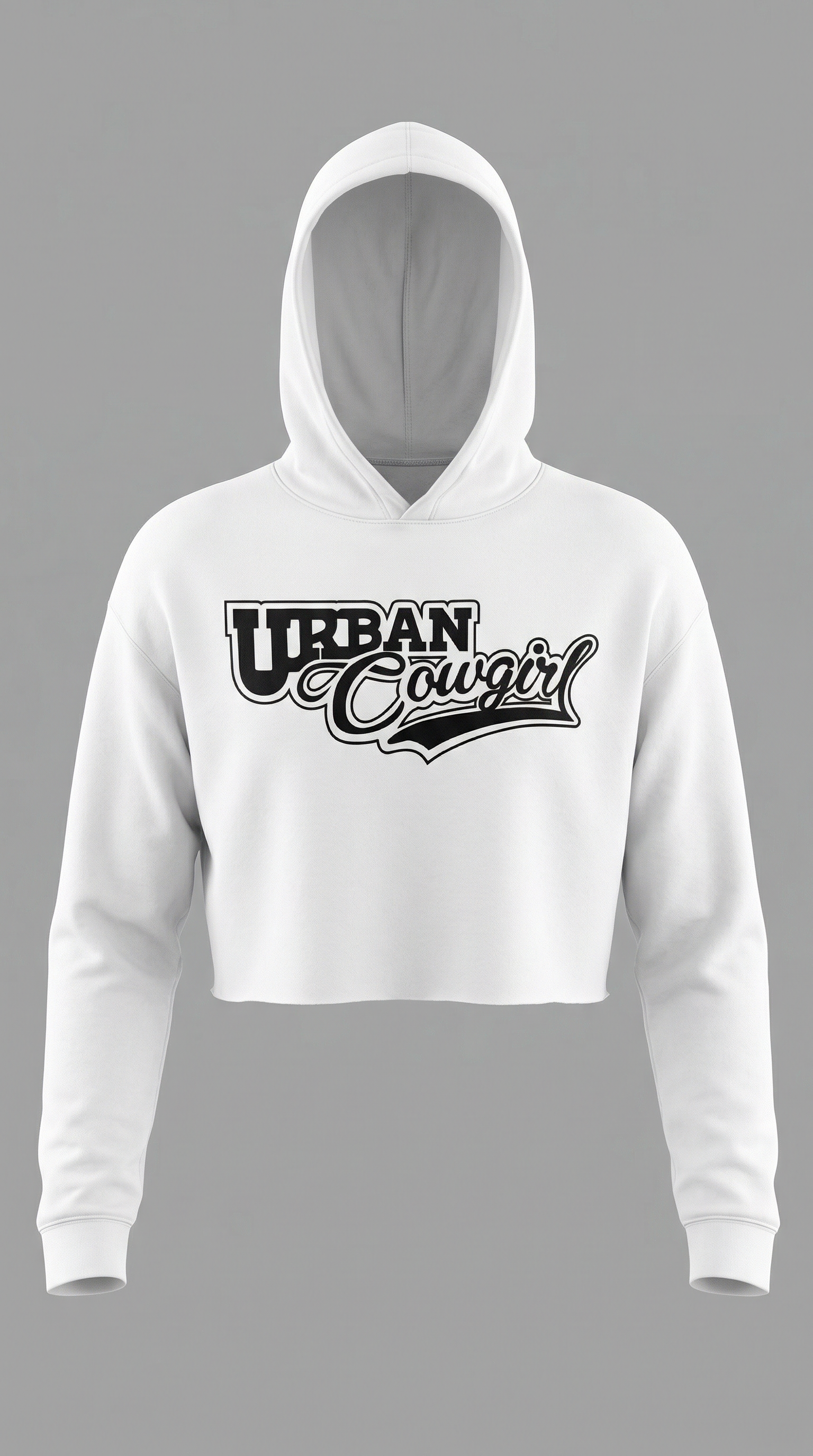 Urban Cowgirl Crop Hoodie